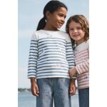 Marini�re en coton �pais enfant blanc / federal blue