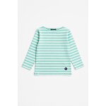 Marini�re en coton �pais enfant sea foam / milk