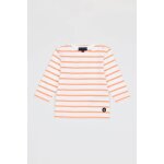 Marini�re en coton l�ger b�b� blanc / desert flower