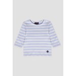 Marini�re en coton l�ger b�b� bleu lavande / marmo