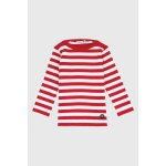 Marini�re en coton tregunc enfant braise / blanc