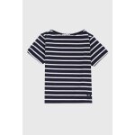 Marini�re enfant en coton l�ger navire / blanc