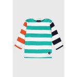 Marini�re fantaisie en coton �pais b�b� blanc / icaro / marine dee