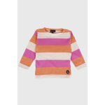 Marini�re larges rayures en coton b�b� scotch / coral gold / lupi