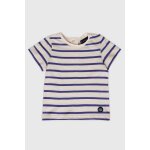 Marini�re manches courtes b�b� - coton l�ger marmo / skipper