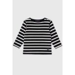 Marini�re en pur coton rustique b�b� suie / etamine