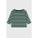 Marini�re en pur coton rustique b�b� tige / blanc