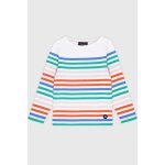 Marini�re ray�e en coton - blanc / blue saphir / ic