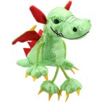 Marionnette � doigts - dragon vert multicolor