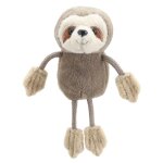 Marionnette  doigts - paresseux grey