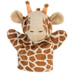 Marionnette girafe marron