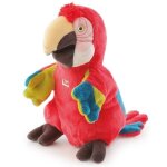 Marionnette perroquet rouge