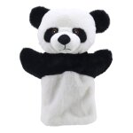 Marionnette puppet buddies - panda black; white