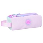 Marshmallow - trousse scolaire double compartiment d�grad� - multicolore pastel - fille rose
