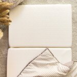 Matelas d'appoint pliant aloe r blanc