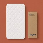 Matelas b�b� babysom - 4 saisons - r�versible - protection anti - acariens - certifi� certipur blanc