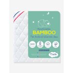 Matelas b�b� bamboo non trait� d�houssable blanc