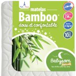 Matelas b�b� bamboo reversible blanc
