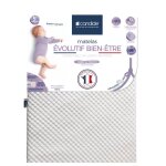 Matelas b�b� �volutif bien - �tre - lib�re la tension blanc