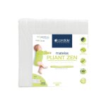 Matelas b�b� pliant 2 parties zen d�houssable blanc