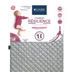 Matelas b�b� r�silience - ferme et �quilibr� gris fonc�