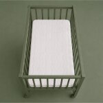 Matelas berceau bamboo forme rectangulaire blanc