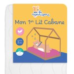 Matelas enfant / b�b� 80x160 cm - id�al pour lit cabane / lit gigogne - r�versible - oeko tex blanc