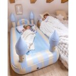 Matelas gonflable enfant pvc resistant bleu