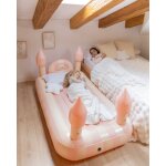 Matelas gonflable enfant pvc resistant rose