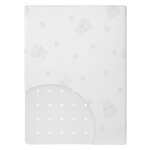 Matelas de parc bb respirant et dhoussable safe asleep blanc - rectangulaire