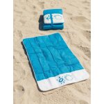 Matelas de plage flottant 2 en 1 bleu ciel