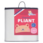 Matelas pliant bébé de voyage - déhoussable blanc Matelas pliant bébé de voyage - déhoussable blanc