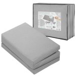 Matelas pliant respirant et d�houssable + sac de transport safe asleep� gris