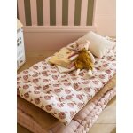 Matelas de sol bi - mati�re fleurs / velours arizona rose
