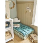 Matelas de sol bi - matière hygge vert imprimé Matelas de sol bi - matière hygge vert imprimé