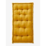 Matelas de sol style futon moutarde