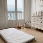 Matelas de voyage cocolegend� roul� 60x120 cm blanc