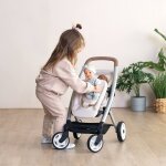 Maxi cosi poussette jumeaux - beige