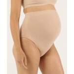 Maxi culotte de grossesse sans couture essentiel beige