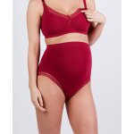 Maxi culotte de grossesse sans couture milk bordeaux