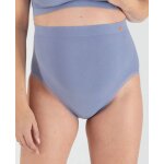 Maxi culotte de grossesse sans couture organic bleuet