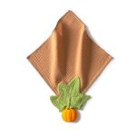 Maxi doudou - anneau de dentition - pipa la citrouille orange