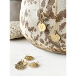 M�daille initiale, bijou dor� � l'or fin envie de fraise x un de ces quatre or