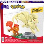Mega pok�mon - coffret de construction avec figurines goupix et feunard multicolore