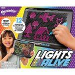 Megasketcher lights alive - cration  points aux lumires animes ds 4 ans noir