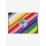 M�lange de fils chenille jumbo color� folia, 700 pi�ces multicolore