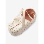 Melisse couffin poupon imprim� rose