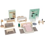 Meubles pour maison de poup�e beige