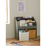 Meuble de rangement 2 cases + tagre - bibliothque ligne school vert