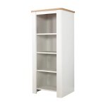 Meuble de rangement 4 cases ava blanc - ch�ne artisan